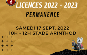 Permancence Licences 2022 - 2023